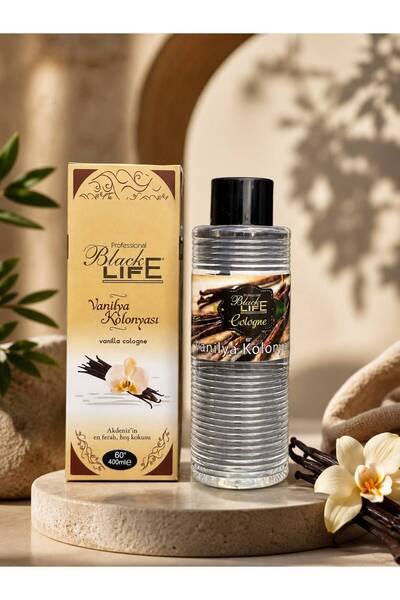 Black Life Vanilya Kolonyası 400 ml Pet Şişe