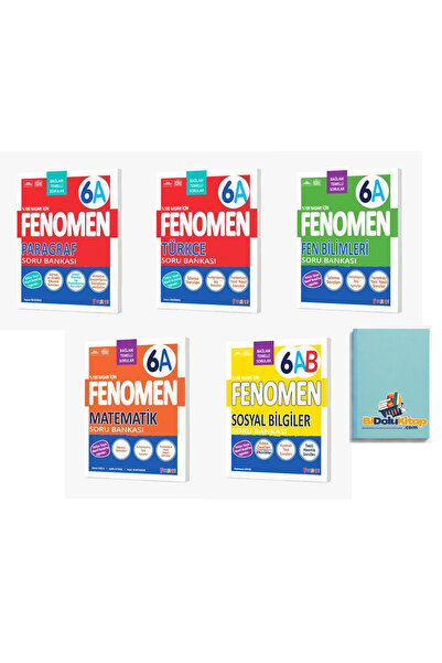 Fenomen Yayıncılık FENOMEN 6. SINIF A SERİSİ FULL SETT (DEFTER HEDİYELİ)
