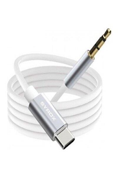 Syrox Aux Type C 3.5mm Audio Converter Redmi Samsung Compatible