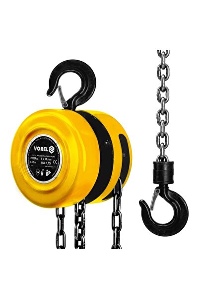 Vorel Palan cu lanț 2000 KG, 3m, 80752