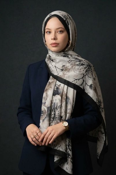 TAMA Sweney Desen Bambu Kraş Şal 1