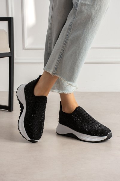 Madam Tarz Ljn-6501 Thick Sole Full Stone Sports