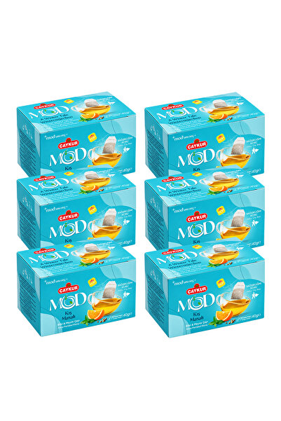 Çaykur Mod Winter Tale Cup Tea Bags 2X20 40Gr. Six-Pack