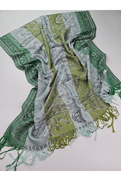 tomrisboutique Paisley Patterned Double-Sided Rota Series Jacquard Shawl 70 X...