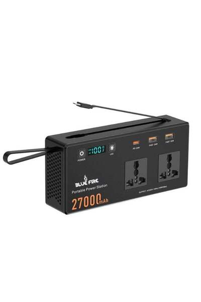 BlueFire Volt Mate 27000mAh Portable Power Station with 150W AC Output & 65W ...