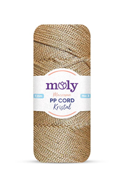 Moly Kristal (Simli) Polyester Makrome No:3 200gr