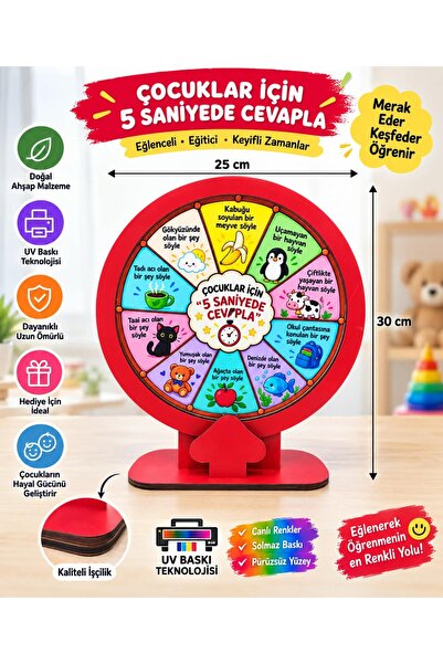 ahgbtoys Çarkıfelek 5 Saniyede Bul Oyunu