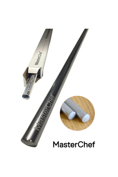 Masterchef Paslanmaz Alüminyum Düz Metal Oklava 76 Cm