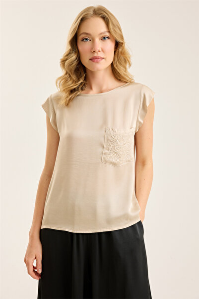 HomeStore Round Neck Blouse