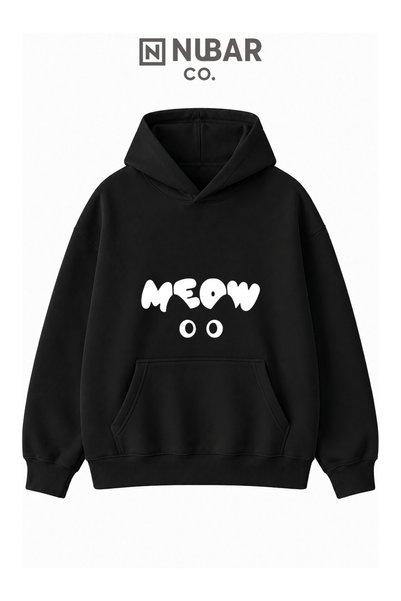 PANDORICA Cute Cat Meme Sweet Cats Designed 3 Thread Cotton Maternity Sweatshirt