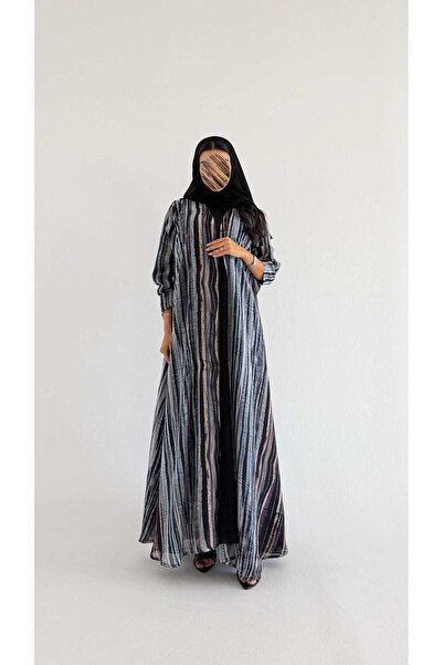 AYA Mwt2099 - summer printed abaya | summer printed abaya