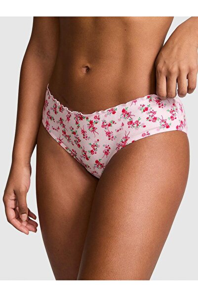 PINK Pamuklu Arkadan Bağlamalı Cheeky Külot