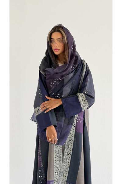 AYA MWT1532 عباية طباعة | Printed Abaya