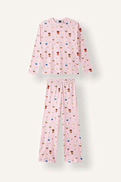 DeFacto Miffy Gingham 2 Piece Set for Girls (26 Au)