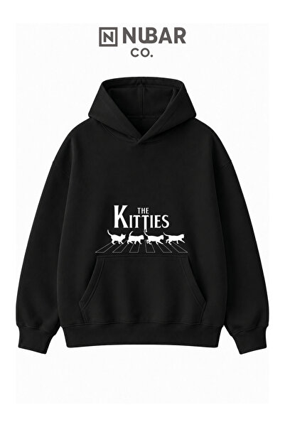PANDORICA Cute Cat Meme Sweet Cats Designed 3 Thread Cotton Maternity Sweatshirt