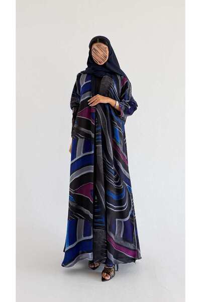 AYA Mwt2101 - Summer Printed Abaya |   Summer Abaya Print