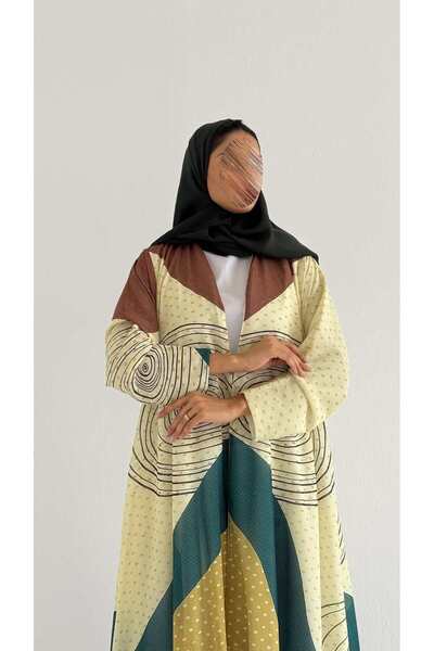 AYA Mwt2062 - Summer Printing Abaya |   Summer Printed Abaya
