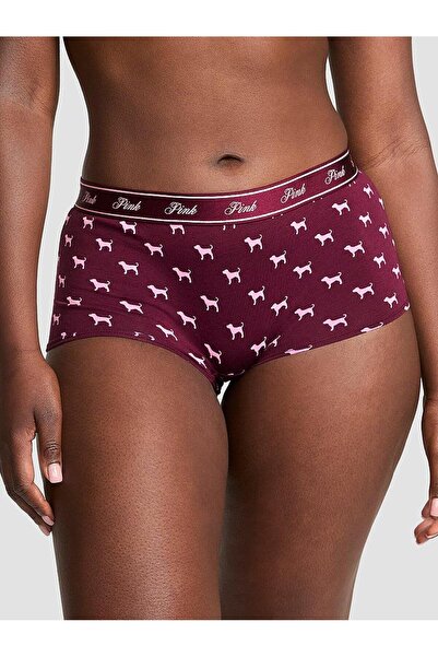PINK Logolu Pamuklu Boyshort Külot