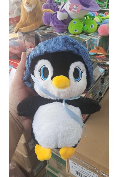Kayra Toy Plush Cute Sleeping Companion Penguin with Hat 25 cm