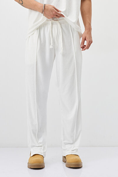 S13 Store Pantaloni largi din țesătură tip prosop