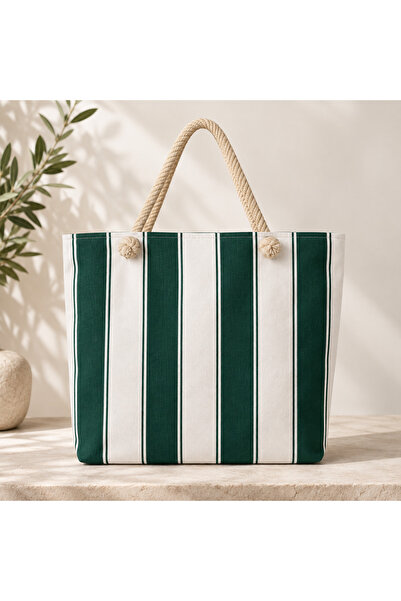 Original Co Zippered Gabardine Women's Shoulder Bag 50X40 cm – Large Size Str...