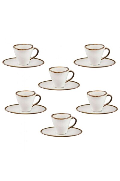 odjas Set pentru cafea 12 piese, portelan Culinaro Bailey, cesti 80ml, cu far...