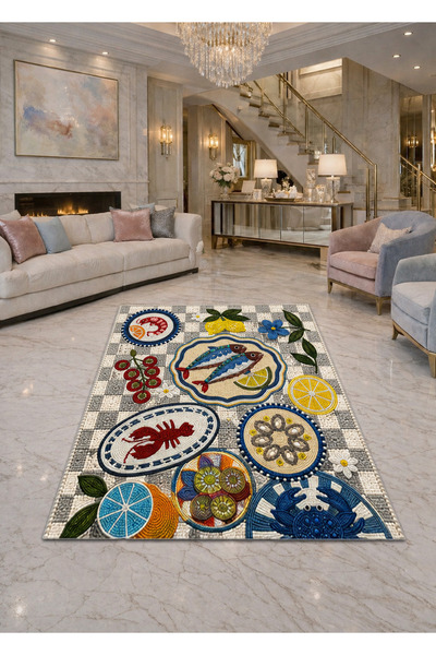 Rugs Modern Halı سجادة زخرفية حديثة منسوجة بنمط مختلط من SDT sdtamor1519