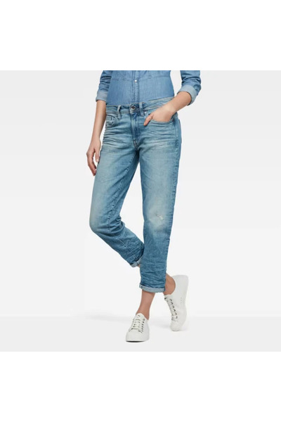 G-STAR RAW Lyse Stretch Denim Pants Women - Midge Saddle Boyfriend