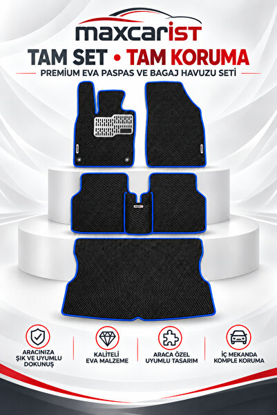 maxcarİST Renault Boreal (2026+) Araca Özel Uyumlu Premium EVA Paspas ve Baga...