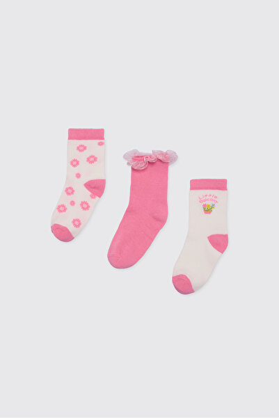 Panço Baby Girl Pink Socks