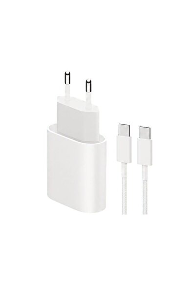 Flayse İphone 16 USB-C 35W Güç Adaptörü Ve Hızlı Şarj Destekli USB-C To C Kab...