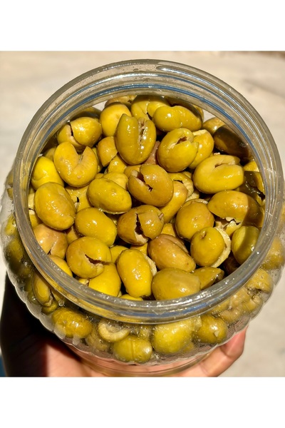zeytincimsin Çekirdeksiz Hatay Yeşil Zeytin (Net 1 Kg)