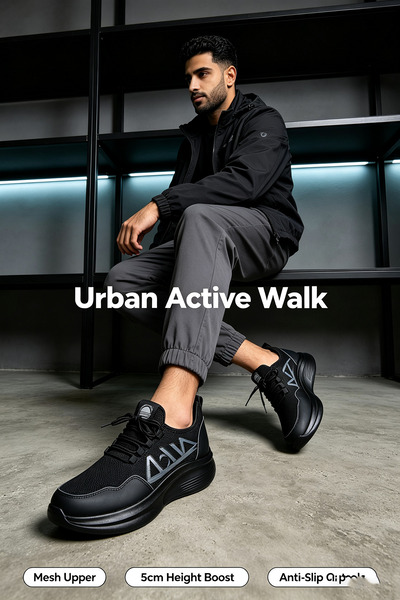 Khatwat Rijal Lightweight Sport Footwear with Anti-Slip Thick Outsole