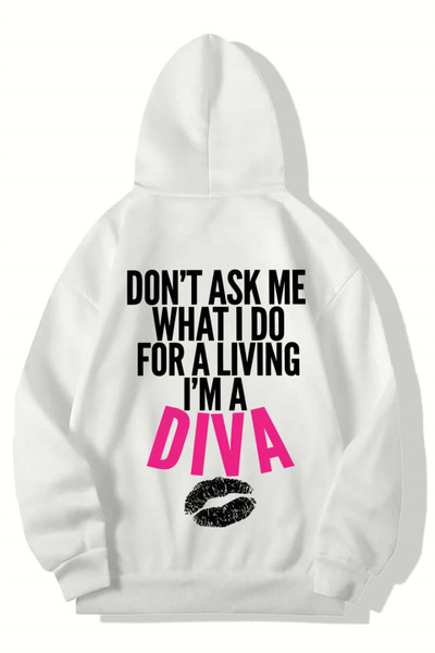 BRZ COLLECTION Unisex Oversize Don'T Ask Me What I Do for a Living I'M a Diva...
