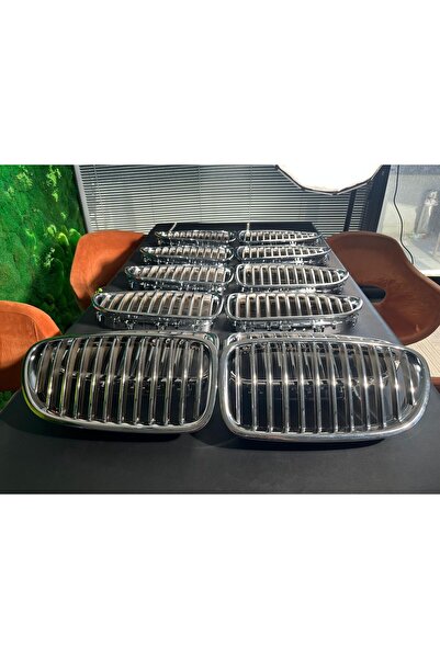APEXİ Bmw F10 Panjur Krom Titan Böbrek Izgara Seti 5 Serisi Ön Grill 2010-201...