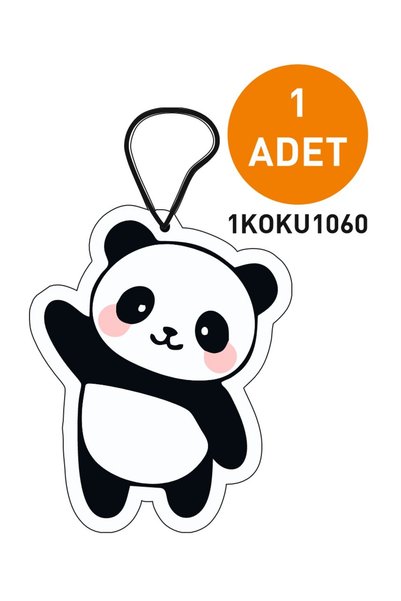 JR Jetreklam Sevimli Panda Tasarımlı Dekoratif Oto Kokusu ve Araç Kokusu