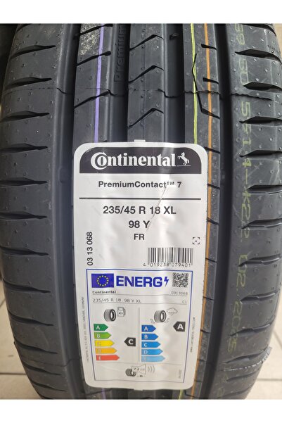 Continental 235/45R18 Premium Contact7 98Y XL FR Set Olarak (4 Adet ) Yazlık ...