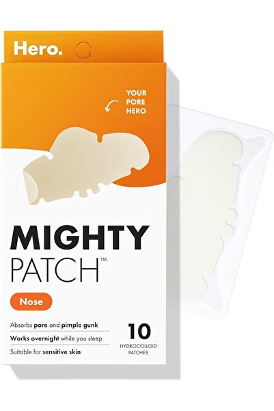 Mighty Patch شرائط تنظيف المسام الهيدروكولويدية الكبيرة للأنف من هيرو كوزمتيك...