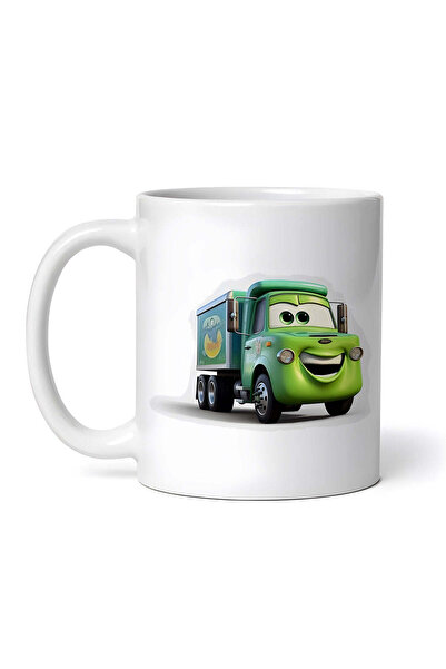 INOVATIX Personalized white mug, Ripslinger Green Truck, INOVATIX®. 330ml
