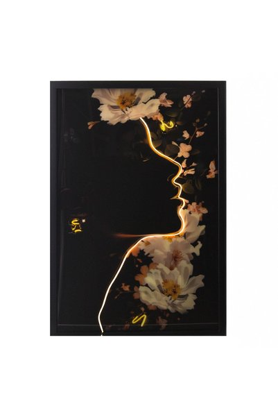 OEM Tablou cu Model Chip de Femeie & LED 40x60cm