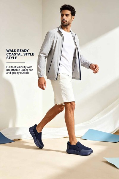 Khatwat Rijal Stylish Active Footwear with Stable Heel Design