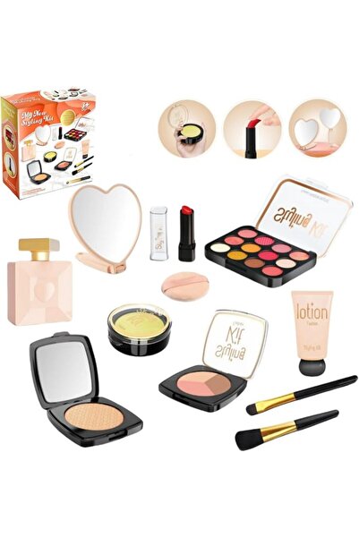 Lullaxx kids Pretend Play Makeup Kit Toys ForGirl With Mirror,Laptop Design,T...