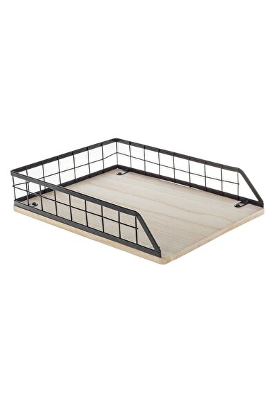 OEM Suport Metalic pentru Acte cu Suport din Lemn 33x24x7cm