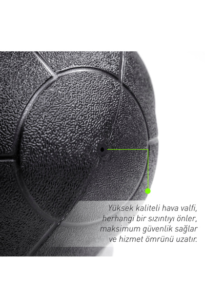 WOQES Çift Tutacaklı Slam Ball Sağlık Topu Ağırlık Topu 6KG