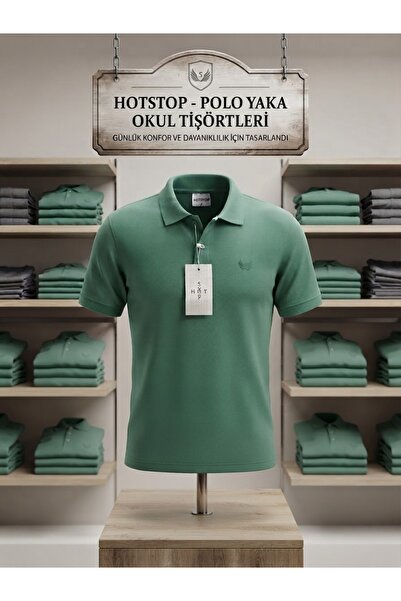ATKGİYİM Polo Collar School T-Shirt - Casual Comfort and Durable Fabric Design
