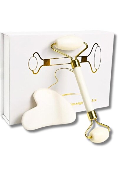 Skin Generics Gifts for Women |   White Jade Roller & Gua Sha Set |   Natural...