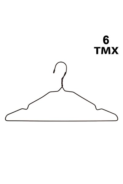 OEM Black Metal Hangers 40cm - 6pcs