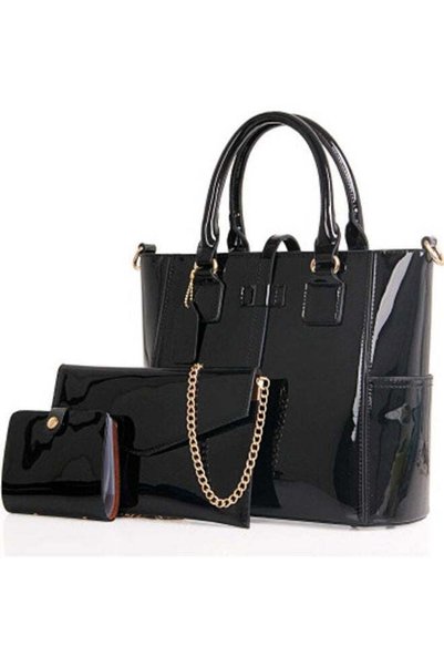 Beauenty 3-Piece One-Shoulder Bag Black