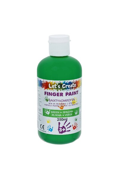 OEM Little President Green Finger Painting Watercolor in Bottle - 250ml