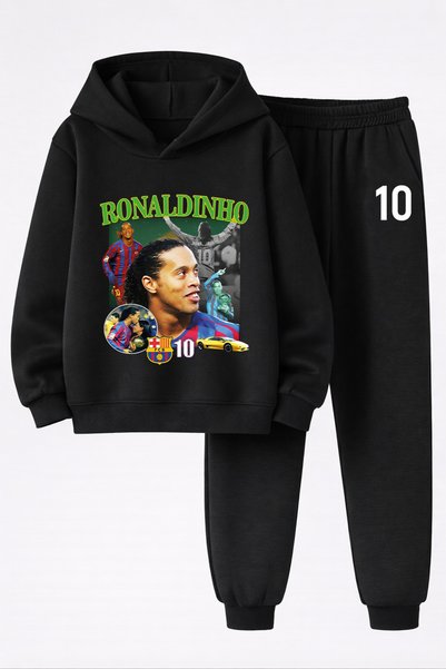 MAGORS Ronaldinho Gaucho Printed 3 Yarn Quality Sweatshirt and Trackpants Kid...